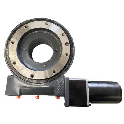 China Four Point Touch SE12 High Torque Single Shaft Slew Drive With Motor For Industrial Machinery for sale