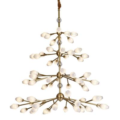 China Three-story hotel villa lobby luxury modern luxury Nordic chandelier lamp chandelier for sale