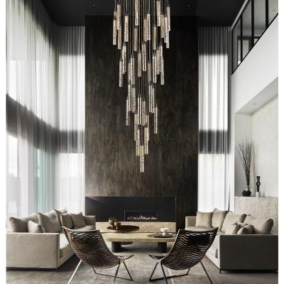 China 2022 luxury lamp stair chandelier is special chandeliers and chandelier chandelier in villa for sale