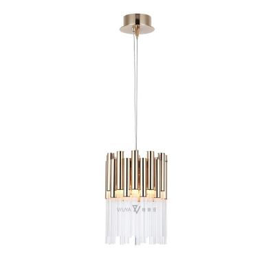 China New Modern Luxury Lamp Chandelier Crystal Glass Around Small Home Luxury Bedroom Chandelier for sale