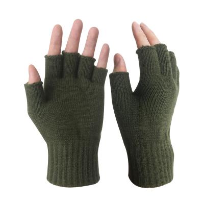 China Soft And Warm Men Knit Gloves Fingerless Winter Warm Gloves Convenient For Writing And Gaming Crowd And Computer for sale