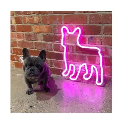 China DC12V Low Voltage French Bulldog LED Neon Light Letter Safe Custom Dropshiping High Quality Custom Neon Sign for sale