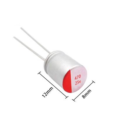 China 25v470uf High Quality General Purpose Polymer Semiconductor Capacitor Electrolytic Capacitor for sale