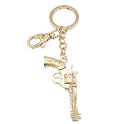 China Cool Hot Selling Universal Graduation Souvenir Crystal Rhinestone Zinc Alloy Mini Birthday Gift Toss Model Keychain For Car Keys for sale