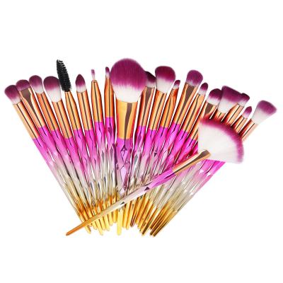 China Spot Brush Professional Make Up Brushes 20pcs Foundation Powder For Blush Cosmetic Makeup Brush Set Synthetic Hair Private Label Makeup Brush Set for sale