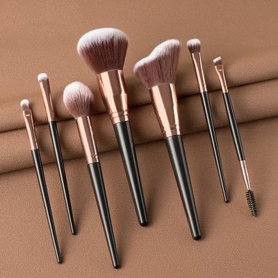 China Smudge Brush 2021 New Style Vegan Makeup Brushes 7pcs Makeup Brush Set Professional Custom Private Label for sale