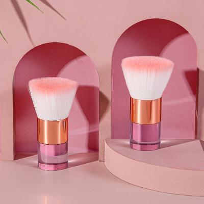 China Flat Brush New Product Single Head Portable Mushroom Loose Head Makeup Powder Brush for sale