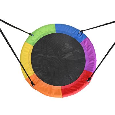 China New Modern Fashion Multicolor Outdoor Safety Round Tree Net Swing For Kids for sale