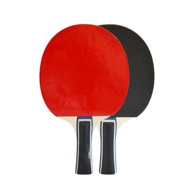 China Customized OEM High Quality Ping Pong Wooden Ping Pong Racket Black Red Eco-friendly Durable Rubber Bat for sale