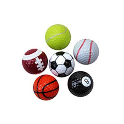 China Golf practice to customize logo golf ball 2 3 4 piece tournament golf ball with factory price for sale