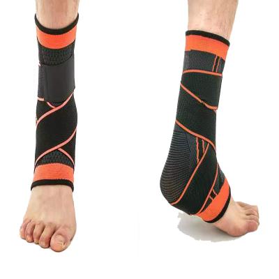 China Anti-slip Lightweight Double Pressure Sports Support Elastic Neoprene Orthopedic Ankle Brace for sale