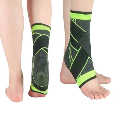 China Non Slip Adjustable Breathable Compression Ankle Support Brace For Running Walking for sale