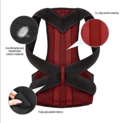 China Best Manufacturer Nice Quality Posture Corrector Adjustable Comfortable Polyester Back Support Belt Chinese Brace for sale