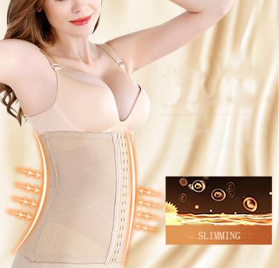 China Adjustable Comfortable Women's Waist Trainer Corset Trimmer Belt Waist Body Shaper Slimming Sports Belt for sale