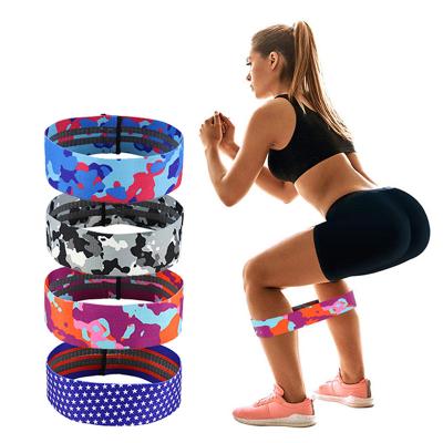 China Custom Printed Adjustable Comfortable Adjustable Latex Loop Resistance Bands for sale