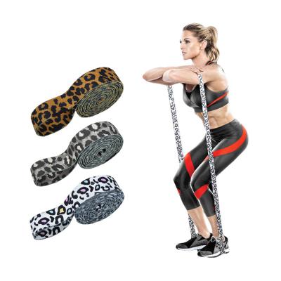 China Adjustable Comfortable Power Training Bench Press Leopard Resistance Band for sale