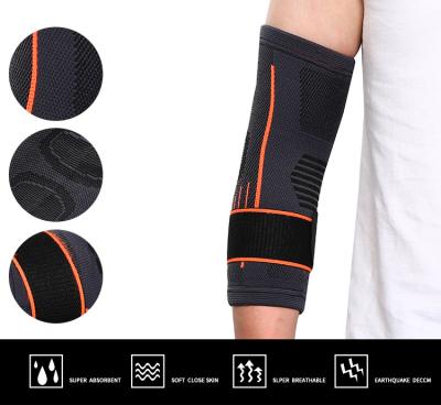 China Non-slip Wholesale Elbow Straps Compression Sleeve Sports Support Elbow Brace Skating Use for sale