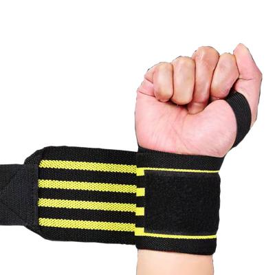 China Non-slip Breathable Elastic Wraps Sports Dumbbell Fitness Wristband Protective Wrist Wrap for sale