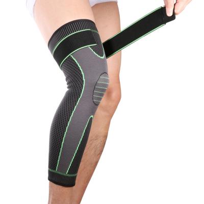 China Custom Color Breathable Knee Brace Compression Knee Sleeve Non Slip Sports Knee Support for sale