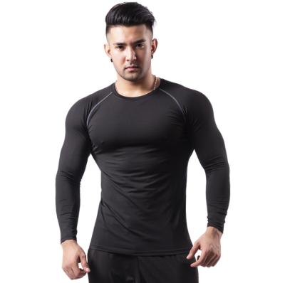 China Breathable Custom Sport Polyester Fiber Men Long Fitness Training Suit for sale