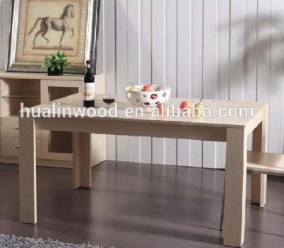 China Modern Melamine Living Room Panel New Design PB Dining Set, Dining Table for sale