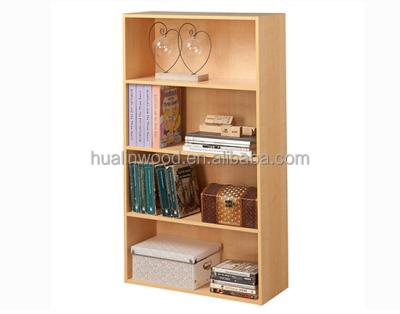 China BOARD 2016 new design morden wooden melamine cover PB shelf/bookcase/bookrack for sale