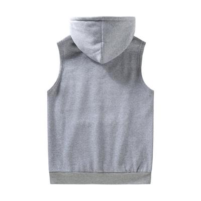 China New Fashion Product Men's Comfotrtable Breathable Pocket Hoodie Vest Loose Sleeveless Vest Casual Hoodie for sale