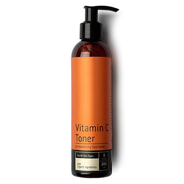 China Toner OEM Private Label Whitening pH Balancing Vitamin C Face Toner For All Skin Types for sale