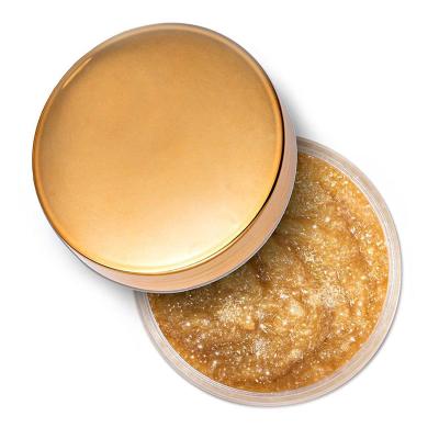 China Anti-wrinkle private label pure 24k gold face scrub for women exfoliate anti aging facial scrubber for sale