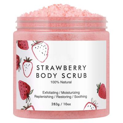 China Exfoliator Private Label Beauty Care Organic Exfoliating Whitening Body Scrub for sale