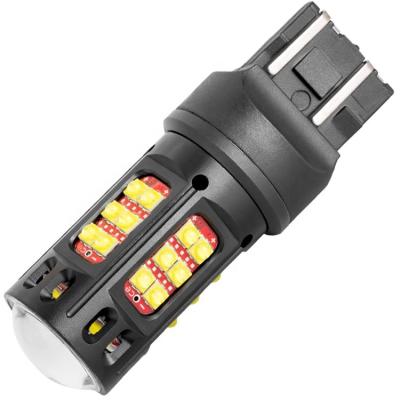 China china 10-40V 1156 ba15s s25 3157 canbus t20 7440 7443 red amber car led tail light bulbs universal for sale