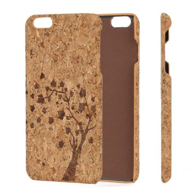 China Wholesale Popular Custom Made Shockproof Cork Wood Cell Phone PC Phone Shell Mobile For iPhone Case for sale