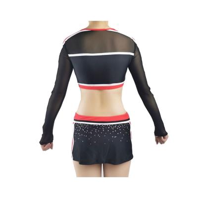 China Hot Sale Professional Lower Price Cheerleading Dance Costume Hip Hop High School Uniforms Cheerleading Uniforms S for sale