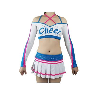 China 2022 Hot Sale Design Cheerleaders Dress Up Hiphop Dance Clothes Cheerleading Uniforms M for sale