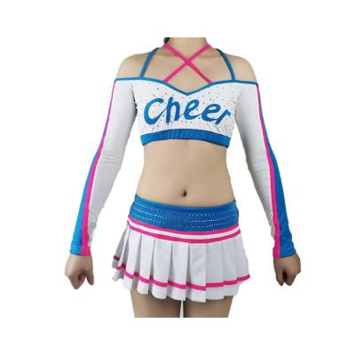 China Manufacturer Wholesale Cheerleading Basketball Uniform Custom Modern Dance Costumes Cheerleading Uniforms M for sale