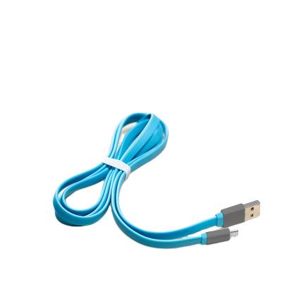 China Hot Sales Logo Customized Micro USB Mobile Phone Customized Micro Charging TPE Charging Phone Flat Cable for sale