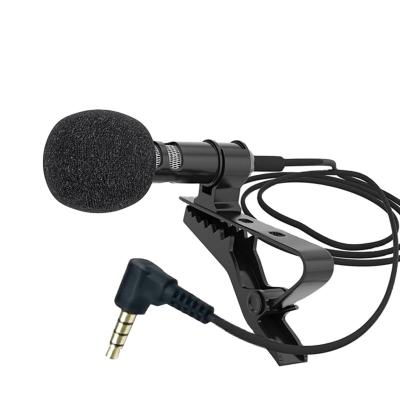 China Lavalier microphone lavalier microphone pro compatible with smartphone recorders 90 degree 3.5mm audio jack 1.5m 3m for sale