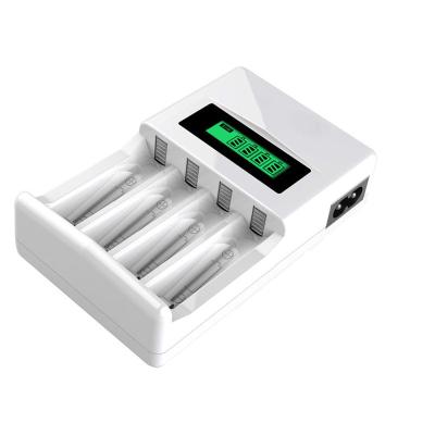 China Wholesale Ni-mh/Ni-cd PUJIMAX Battery Charging 4 Battery Slots Smart Charger AAA Rechargeable Batteries for sale