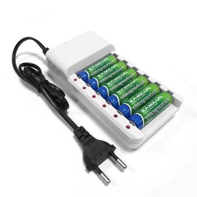 China High quality Ni-mh/Ni-cd battery PUJIMAX battery charger circuit protect independent charging 1.2V AA AAA rechargeable batteries. for sale