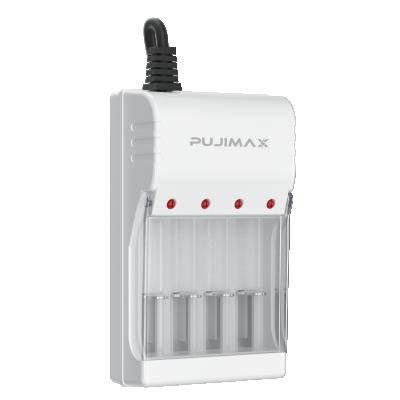 China PUJIMAX 4slots Ni-mh/Ni-cd Universal Battery Adapter Battery Charger For AA/AAA Rechargeable Batteries Charging for sale