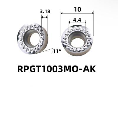 Chine Fraisage CNC à base de carbure ronde coupeuse de fraisage par insertionKm-Rpmt1003mo-Ak Forage à point fixe à vendre