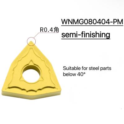 China Herramienta externa de torsión de melocotón Wnmg080404-Pm herramientas de torsión de torno CNC Blade en venta