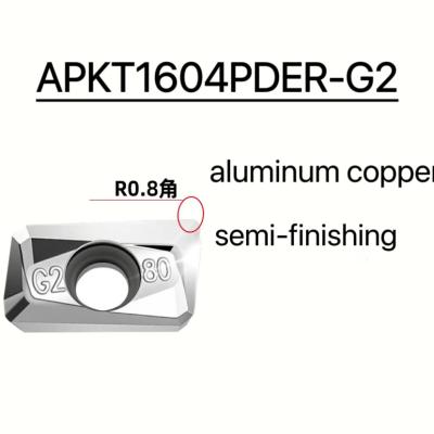 China Apkt1604pder-G2 CNC-Karbid-Einsätze Drehmaschinen Drehmaschinen zu verkaufen