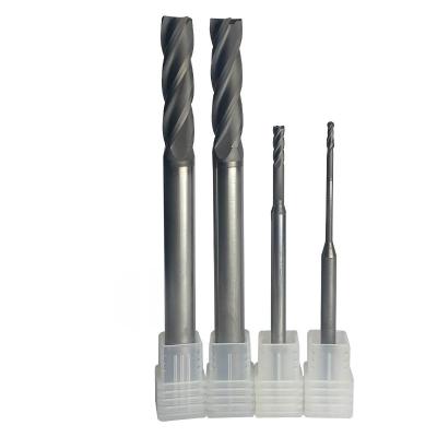 中国 Diamond Coated Milling Cutter Tools CNC Machine 4flute Tungsten Carbide 販売のため