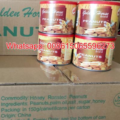 China Food Canned Honey Roasted Peanuts 150G 125G IN CAN/TINS for sale