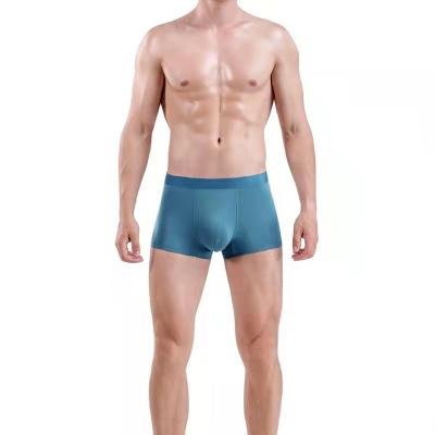 China New Style Antibacterial Sustainable Hot Sale Mid-waist Breathable Men Boxer Briefs Underwear for sale