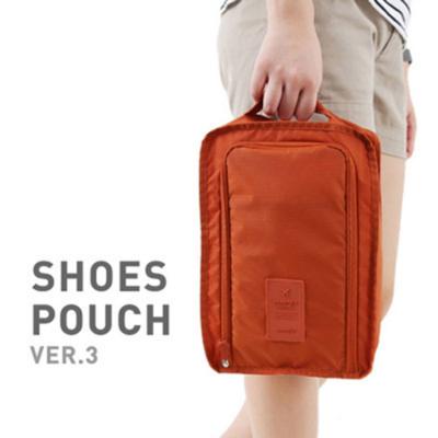 China Multi-function waterproof shoe bag polyester folding beach travel shoe bag small shoe travel bag portable storage bag for sale