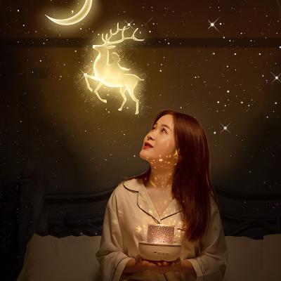 China 2020 Romantic Rotating Night Children's Birthday Gift Newcomer Star Projection Lamp Durable Creative Valentine's Day Gift for sale