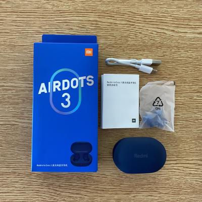 China aptX Blue Wireless Bass With Mic Handsfree Adaptive Stereo TWS Earbuds In-Ear Xiaomi Redmi AirDots 3 Tooth Earphone Genuine for sale