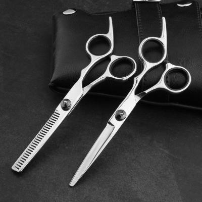 China Professional HAIR Stainless Steel Scissors Beauty Salon Scissors Barber Scissors Set Silver Bag 12pcs Custom Tools for sale